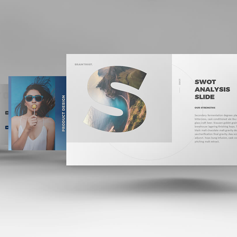 clean- modern powerpoint design