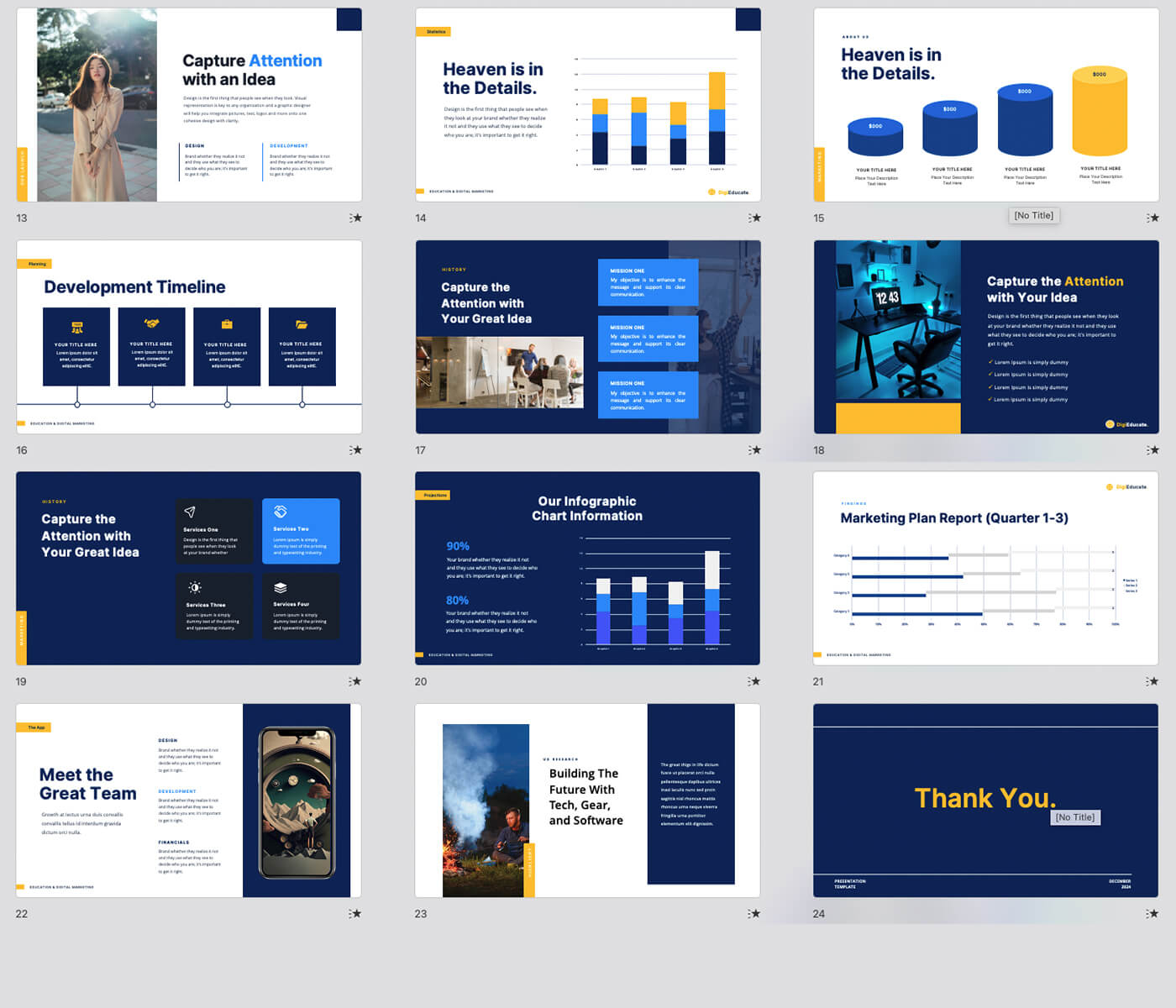 Presentation Design Samples by Bryant Design