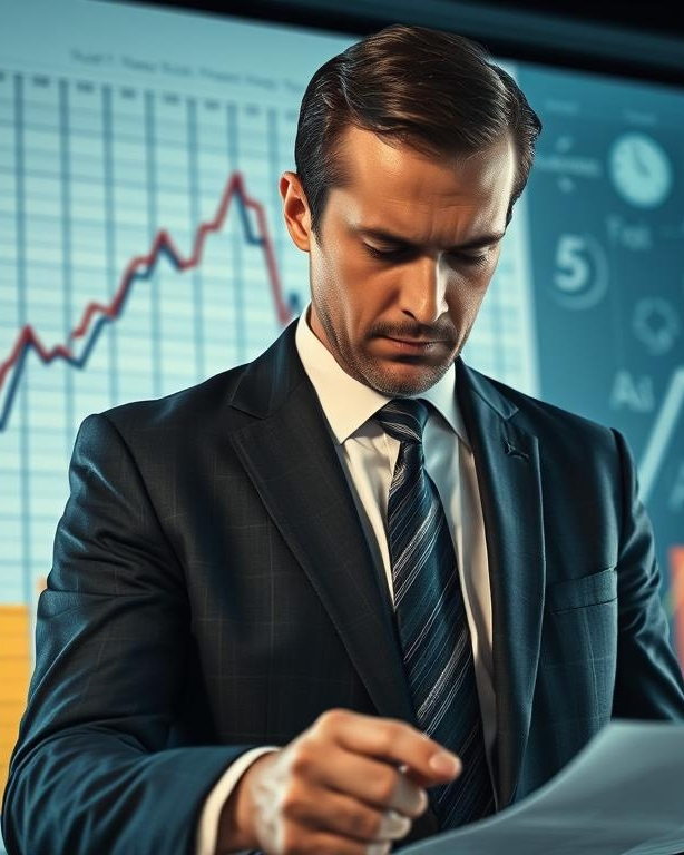 A professional, elegantly designed image depicting the risks of non-standardized financial reporting. In the foreground, a businessman in a sharp suit contemplates a complex spreadsheet, his brow furrowed with concern. The middle ground features a stylized graph with erratic, disjointed lines, representing the inconsistencies in the reporting data. In the background, an abstract representation of financial instruments and symbols, rendered in bright, clean colors that convey a sense of unease and uncertainty. The overall atmosphere is one of high-stakes decision-making, where the lack of standardization poses significant compliance challenges.